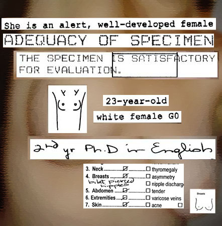 <Collage of body and medical records>