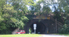 Bridge into Highland Park