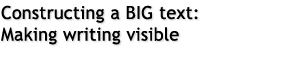 Constructing a BIG text