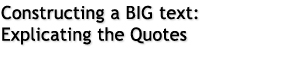 Constructing a BIG text