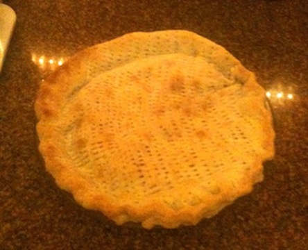 baking blackberry pies