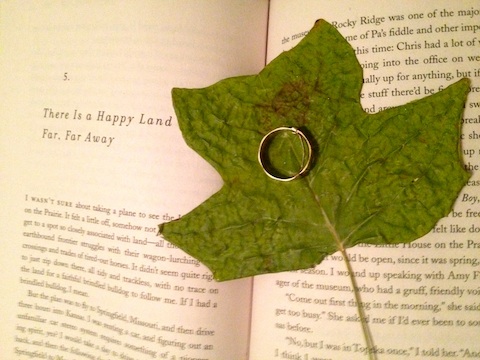 ring and leaf from nanny