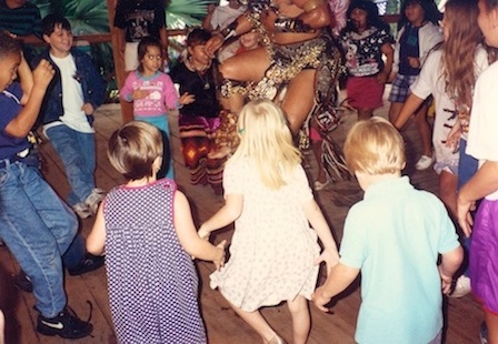 me dancing at the seminole indian village