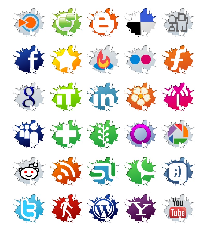 social media icons