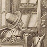 Ramelli's 1588 drawing of a book wheel