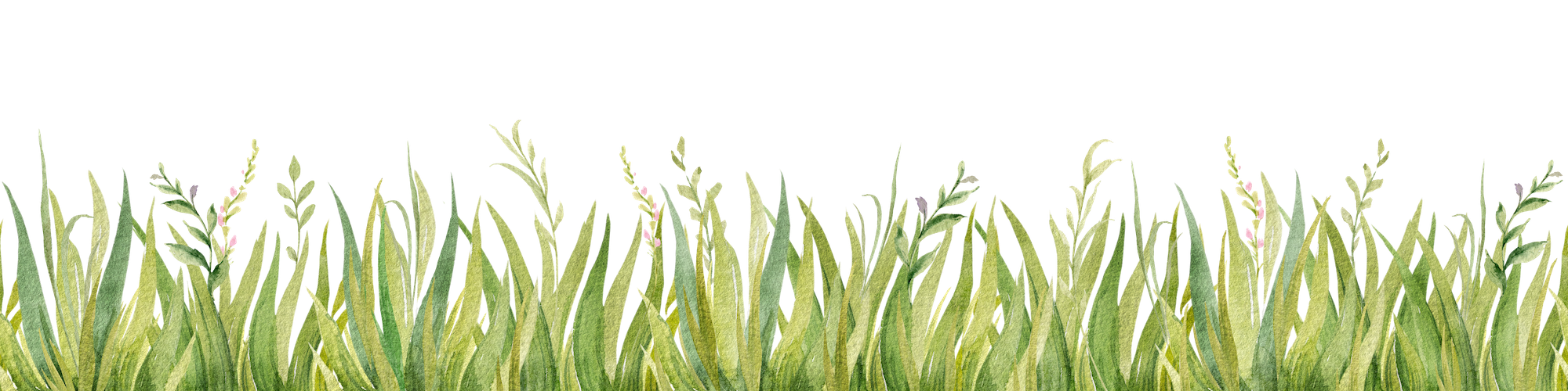 Illustration of swaying grass